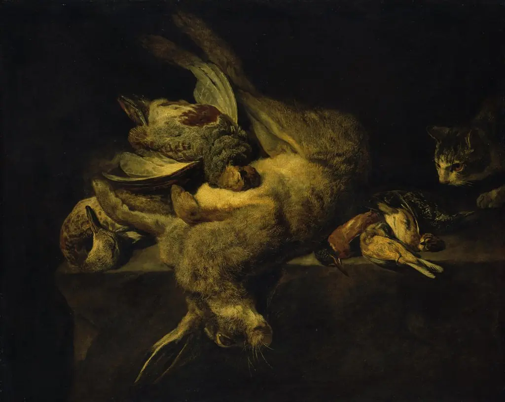 Still Life with Dead Rabbit, by Pieter Boel