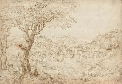 Landscape with the Penitence of Saint Jerome, by Pieter Bruegel the Elder