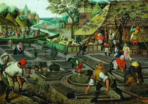 Primăvara, by Pieter Brueghel Cel Tânăr