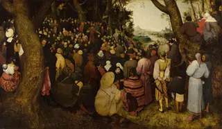 The Sermon of Saint John the Baptist, by Pieter Brueghel I