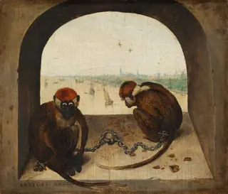 Two Chained Monkeys