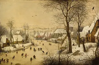 Winter Landscape with a Bird Trap