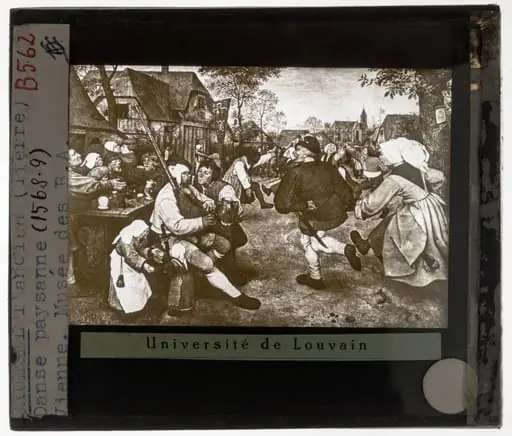 Pieter Brueghel de Oude. Boerendans, by Pieter Brueghel the Elder