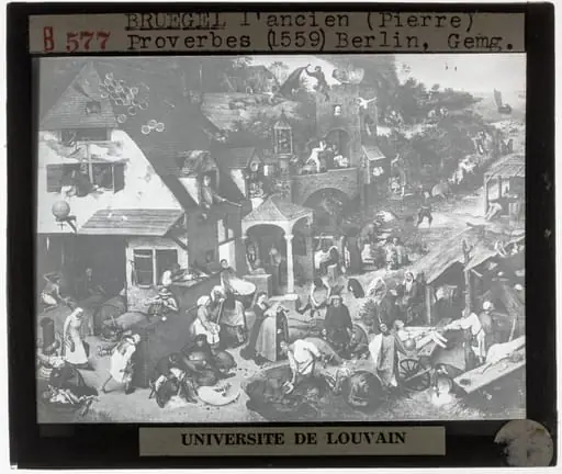 Pieter Brueghel de Oude. Nederlandse spreekwoorden, by Pieter Brueghel the Elder