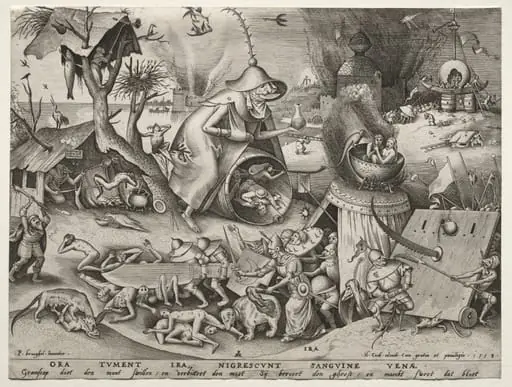 The Seven Deadly Sins: Anger, by Pieter Brueghel the Elder