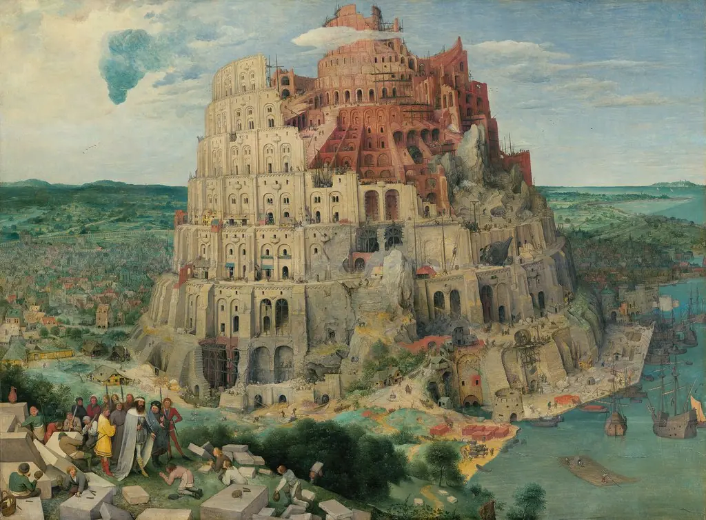 The Tower of Babel, by Pieter Brueghel the Elder, 1563