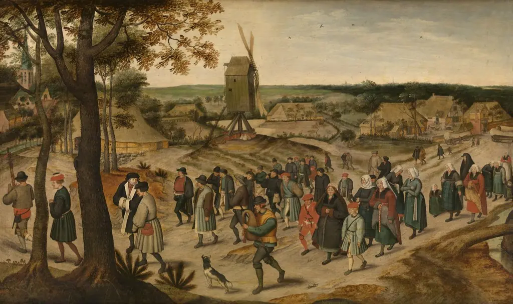 A Wedding Procession, by Pieter Brueghel the Younger
