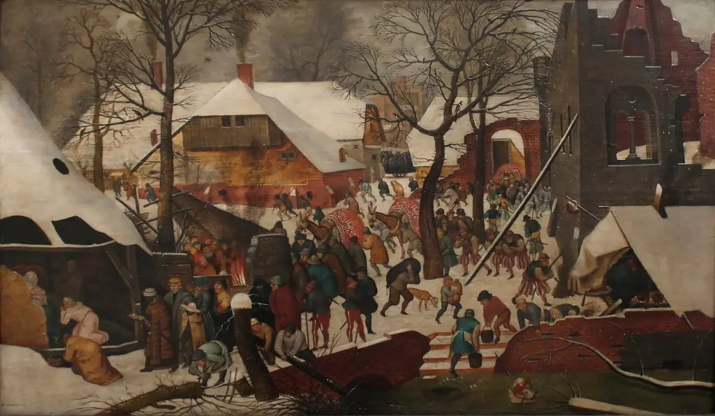 Adoration of the Magi in the Snow, by Pieter Brueghel the Younger