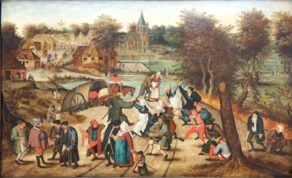 Back from the pilgrimage, by Pieter Brueghel the Younger, oil, 1610
