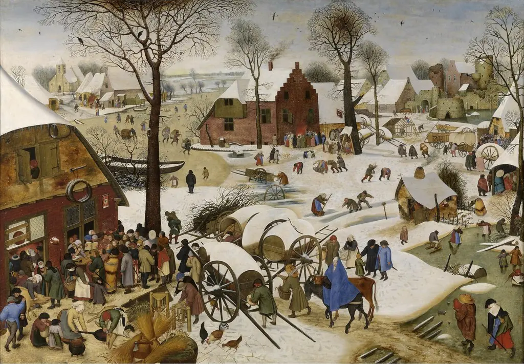 Census at Bethlehem, by Pieter Brueghel the Younger
