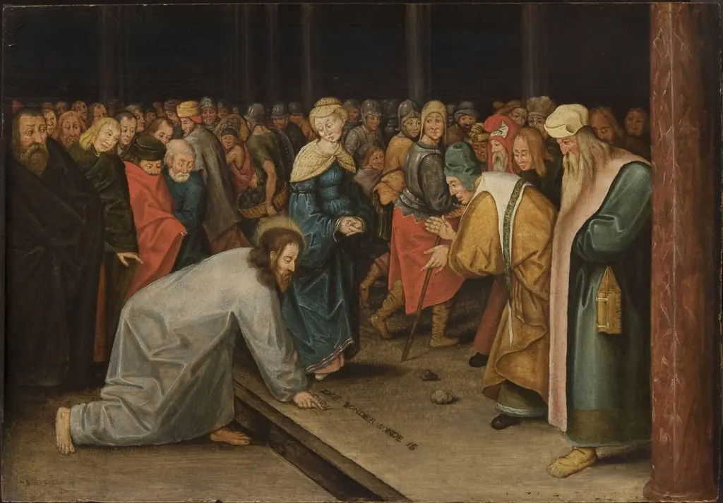 Christ and the Woman Taken in Adultery, by Pieter Brueghel the Younger
