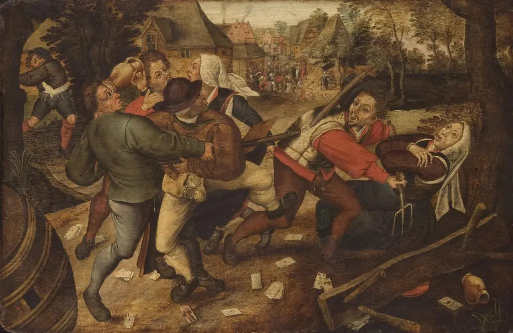 Fighting Peasants, by Pieter Brueghel the Younger