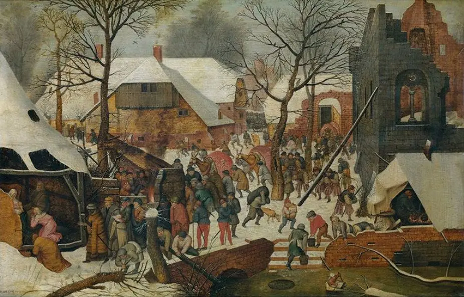 The Adoration of the Magi in the Snow, by Pieter Brueghel the Younger