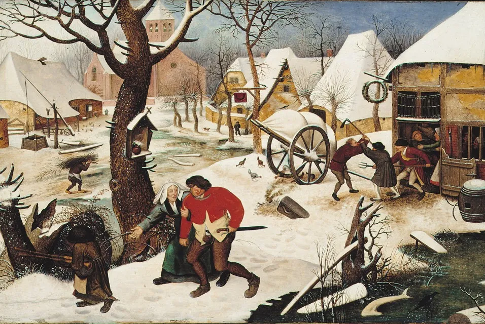 The Return from the Inn, by Pieter Brueghel the Younger, tempera, 1620