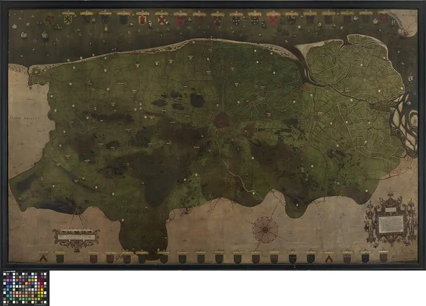 Map of the Liberty of Bruges