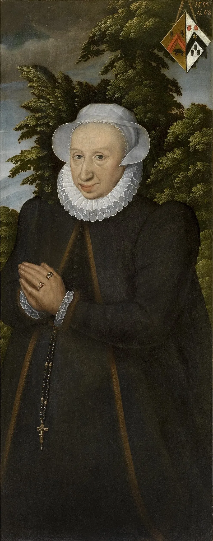 Portrait of a Woman, by Pieter Claeissens the Elder, oil, 1600