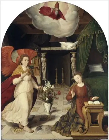 The Annunciation, by Pieter Claeissens the Elder