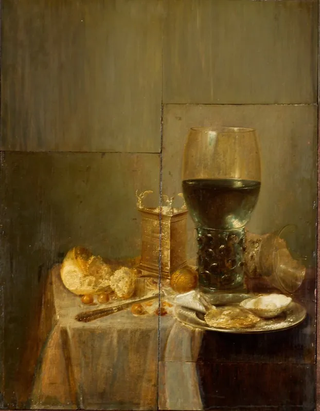 Still Life, by Pieter Claesz, oil, 1636