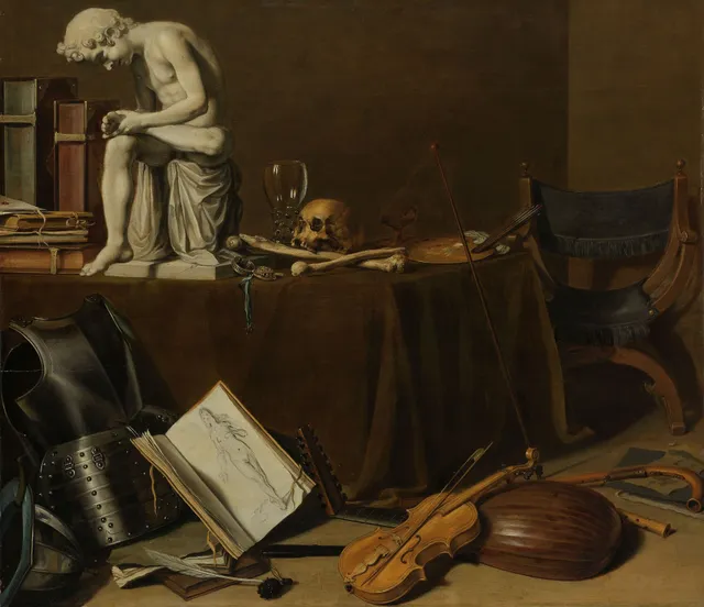 Vanitas Still Life with the Spinario