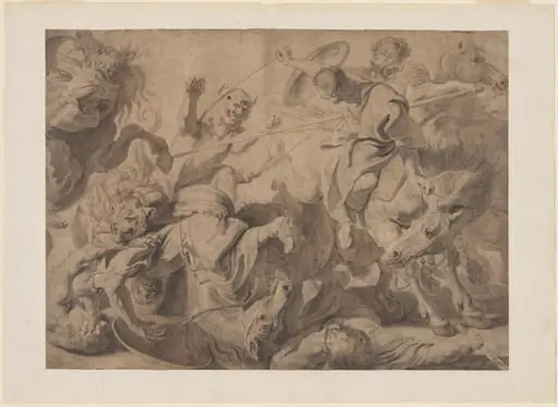 Lion Hunt, by Pieter Claesz Soutman
