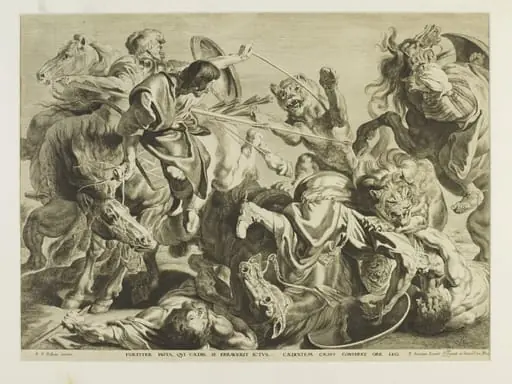 The Hunt of the Lion and Lioness, by Pieter Claesz Soutman