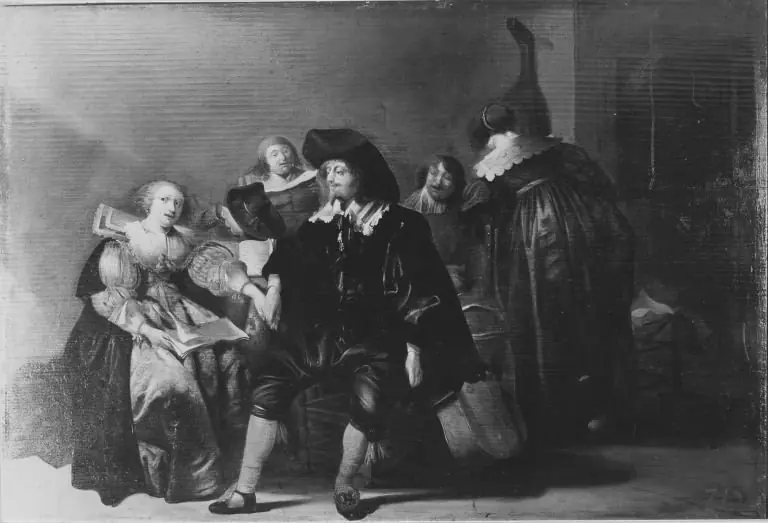 musical company, by Pieter Codde