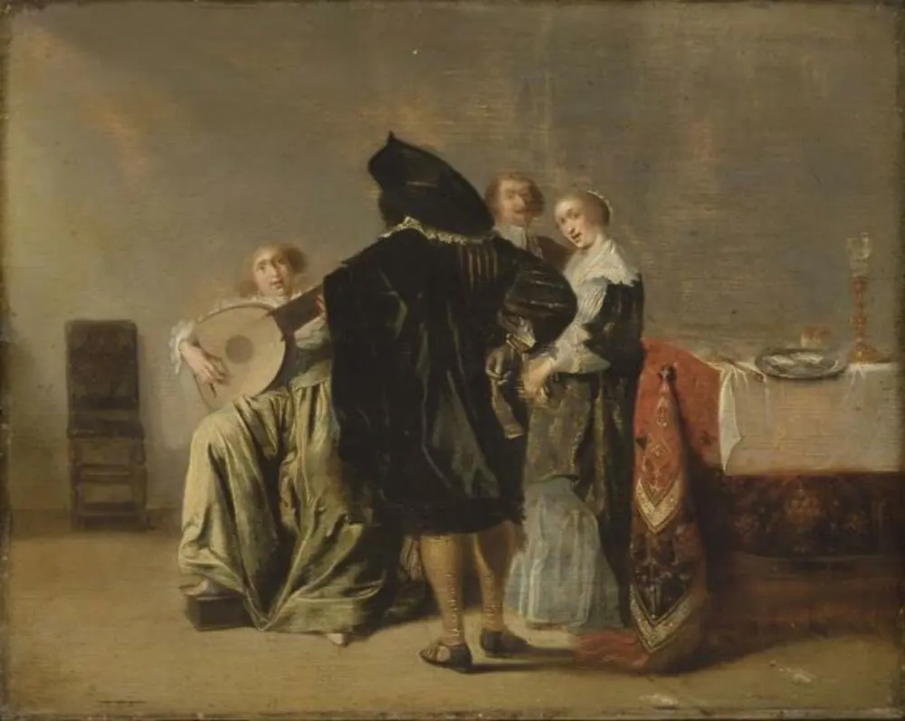 The Lute Player, by Pieter Codde