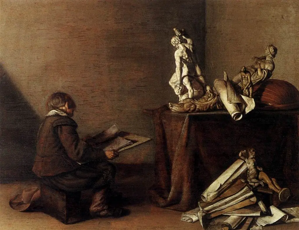The Young Draughtsman, by Pieter Codde
