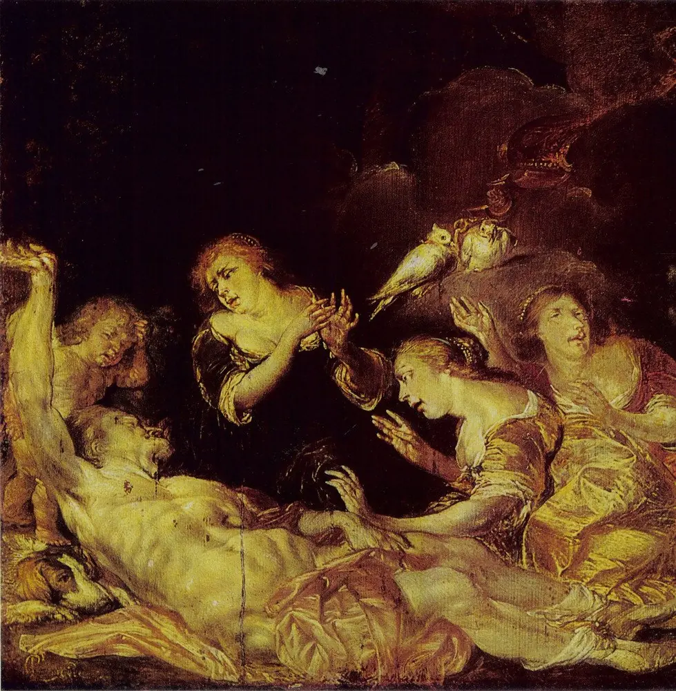 Venus Mourning over Adonis, by Pieter Codde