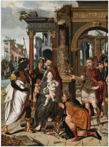 The Adoration of the Magi, by Pieter Coecke van Aelst