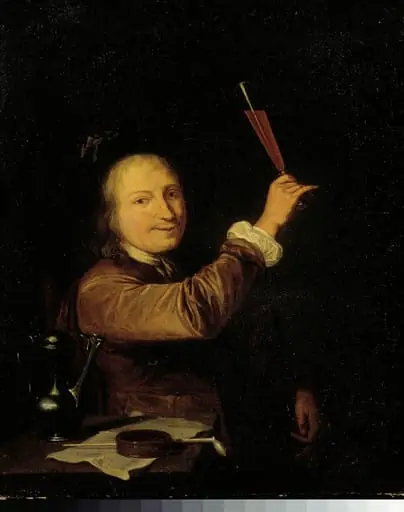 Pikaria kohottava mies, by Pieter Cornelisz. van Slingeland
