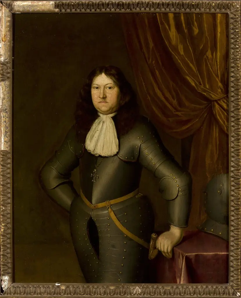 Knight in armour with a German order, by Pieter Cornelisz. van Slingelandt