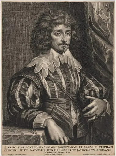 Anthony Bourbon, Count Mouretan, by Pieter de Bailliu