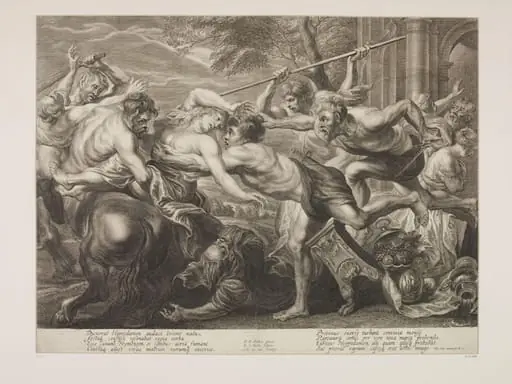 The Rape of Hippodamia, by Pieter de Balliu