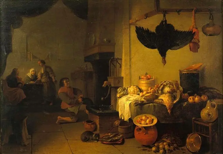 Cristo em casa de Marta, by Pieter de Bloot
