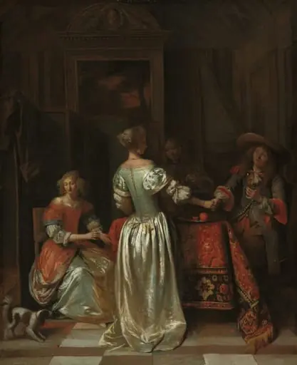 The Greeting, by Pieter de Hooch