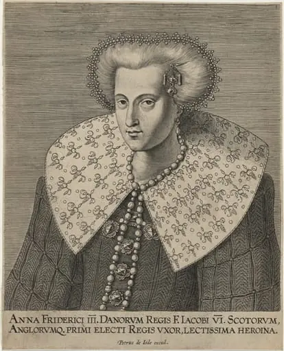 Anne of Denmark, Queen of Scotland and England, by Pieter de Jode I