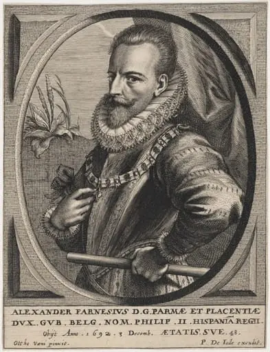 Alexander Farnese, Duke of Parma, by Pieter de Jode II