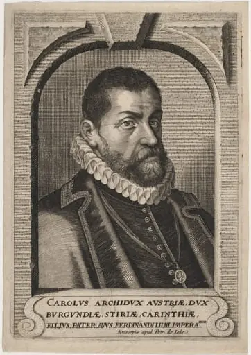 Charles, Archduke of Austria, by Pieter de Jode II