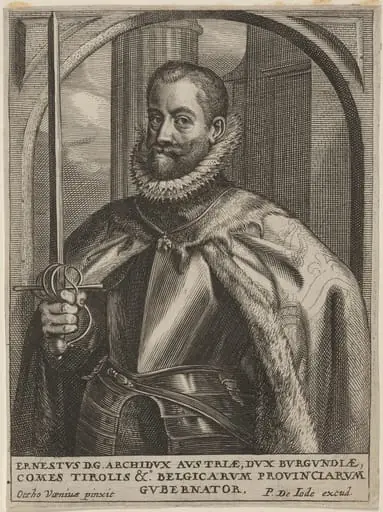 Ernest, Archduke of Austria, by Pieter de Jode II
