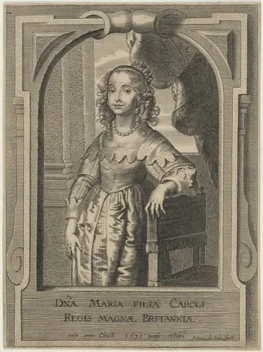 Mary, Wife of William II of Orange, by Pieter de Jode II