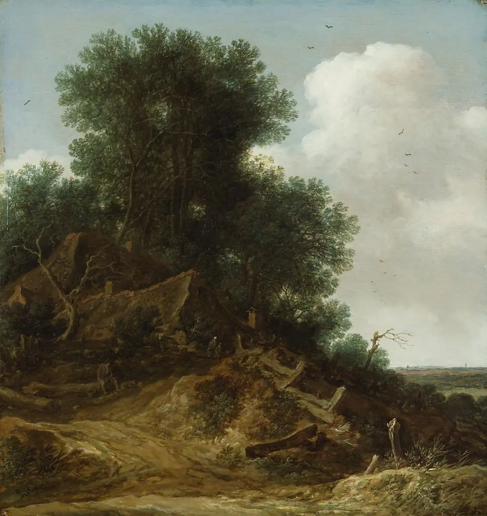 Baumreiche Dünenlandschaft, by Pieter de Molijn