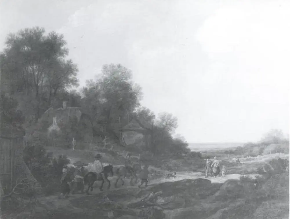 Landscape with Figures, by Pieter de Molijn