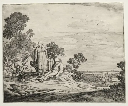 Landscape with Peasants, by Pieter de Molijn