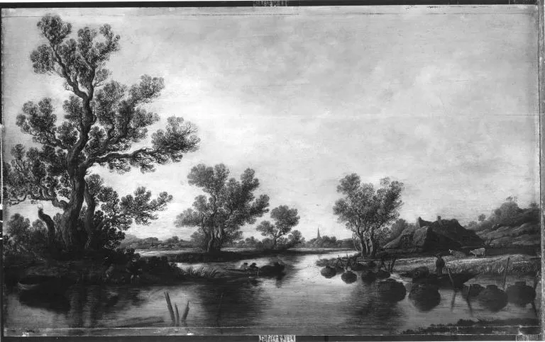 Kanallandschaft, by Pieter de Neyn, unspecified, 1633