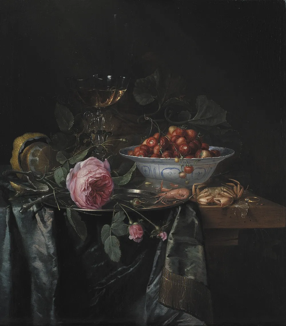 Pronk Still life, by Pieter de Ring, oil, 1645
