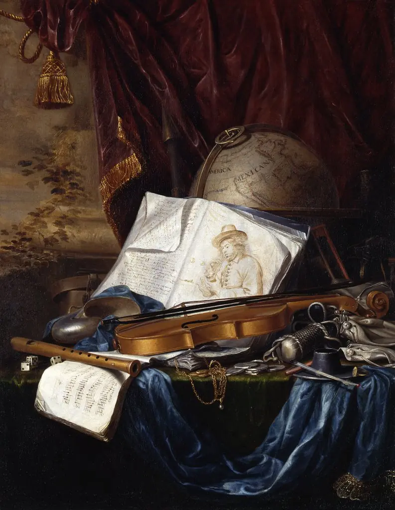 Still Life with Musical Instruments, by Pieter de Ring