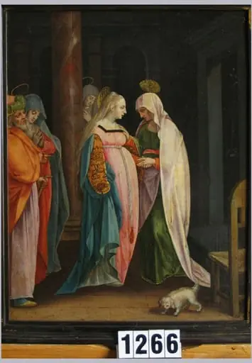 Vizitația (în registrul inventar: Elisabeta și Maria), by Pieter de, zis Candit Witte