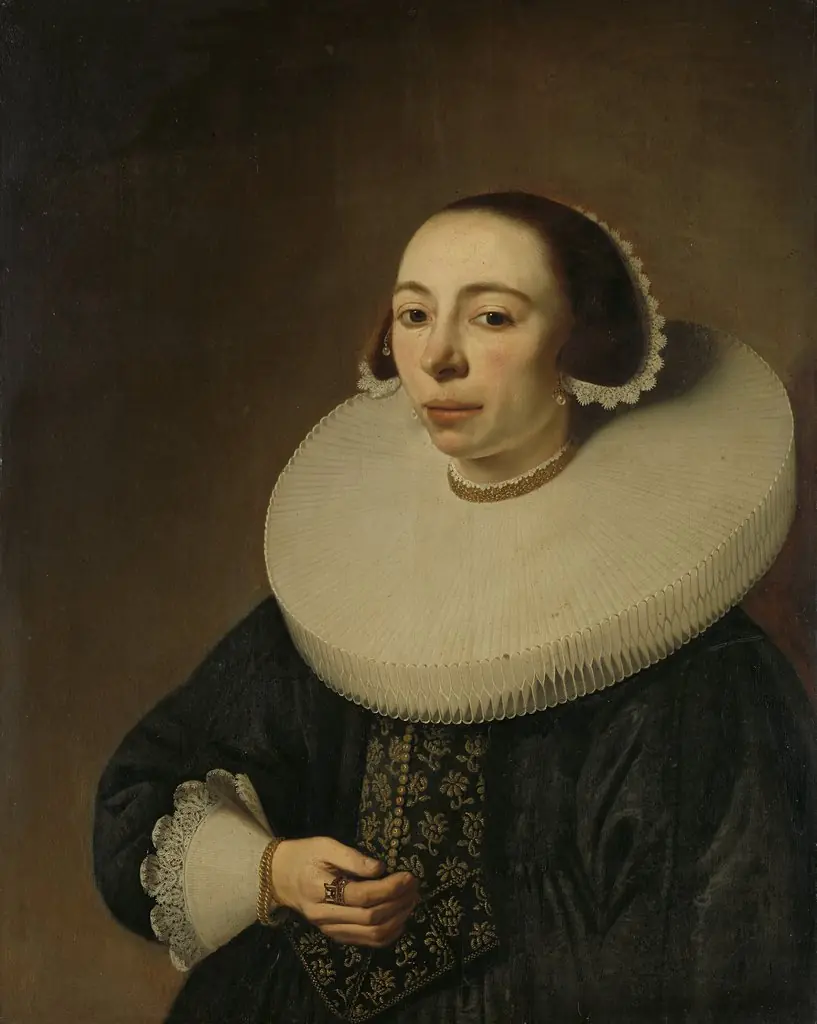Portrait of a woman, by Pieter Dubordieu
