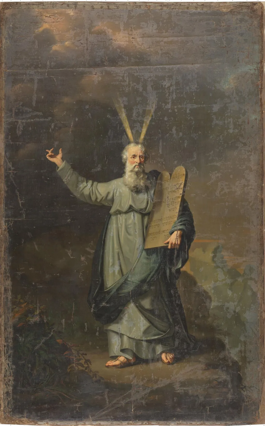 Moses with the Tables of the Law, by Pieter Gaal, unspecified, 1803
